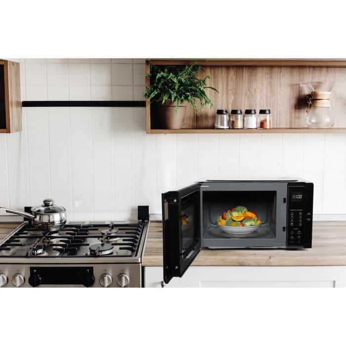 Micro-ondes - CONTINENTAL EDISON - CEMO23BG - Gril - Noir - 1280 W - L48 x H29,3 x P33,7 cm - 23 L