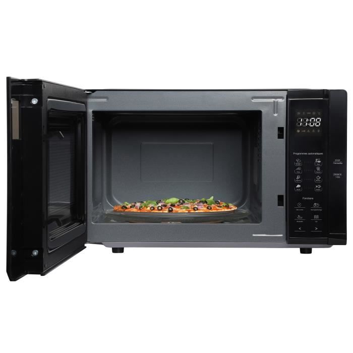 Micro-ondes - CONTINENTAL EDISON - CEMO23BG - Gril - Noir - 1280 W - L48 x H29,3 x P33,7 cm - 23 L