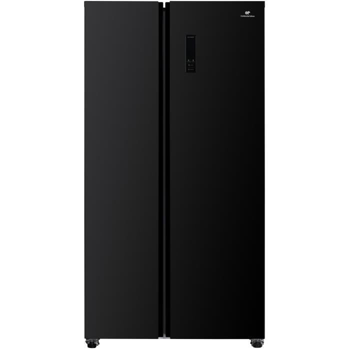 Réfrigérateur AMERICAIN CONTINENTAL EDISON - 442L - Total No Frost -Noir - Classe E