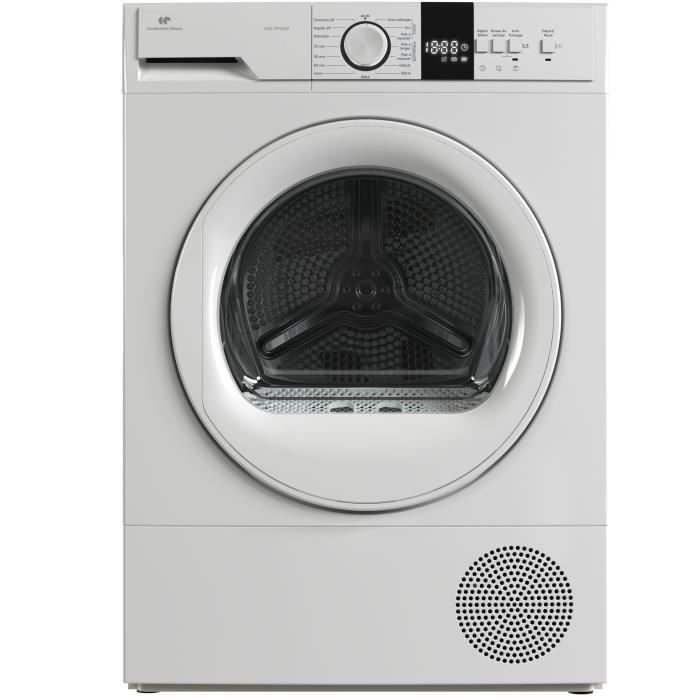 Seche-linge pompe a chaleur CONTINENTAL EDISON CESL10PCW2 - 10 kg - 60 cm - Classe E - Blanc