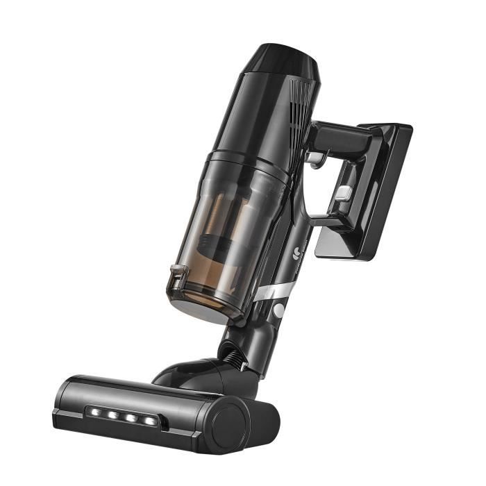 CONTINENTAL EDISON Aspirateur balai sans fil cevc120b - 2 en 1 - 120 W - Noir et gris