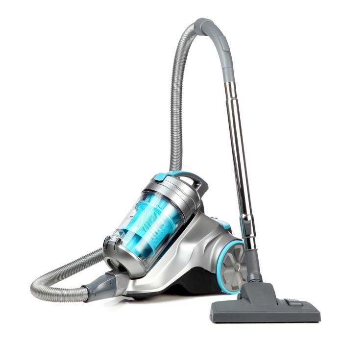 CONTINENTAL EDISON VC800SB Silentium Aspirateur traÓneau sans sac - 800W - 76 dB - A - Bleu