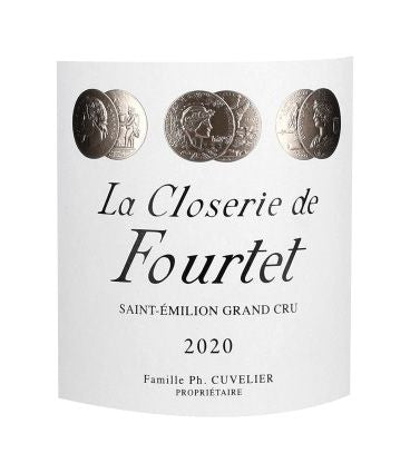 La Closerie de Fourtet 2020 Saint-Emilion Grand Cru - Vin rouge de Bordeaux