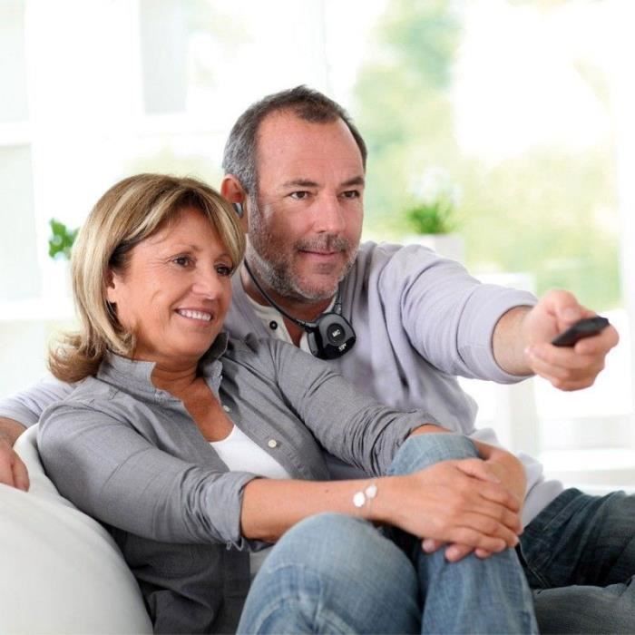 Casque TV sans fil Senior - CGV - DOLFIN ONYX - Micro intégré - Poids léger