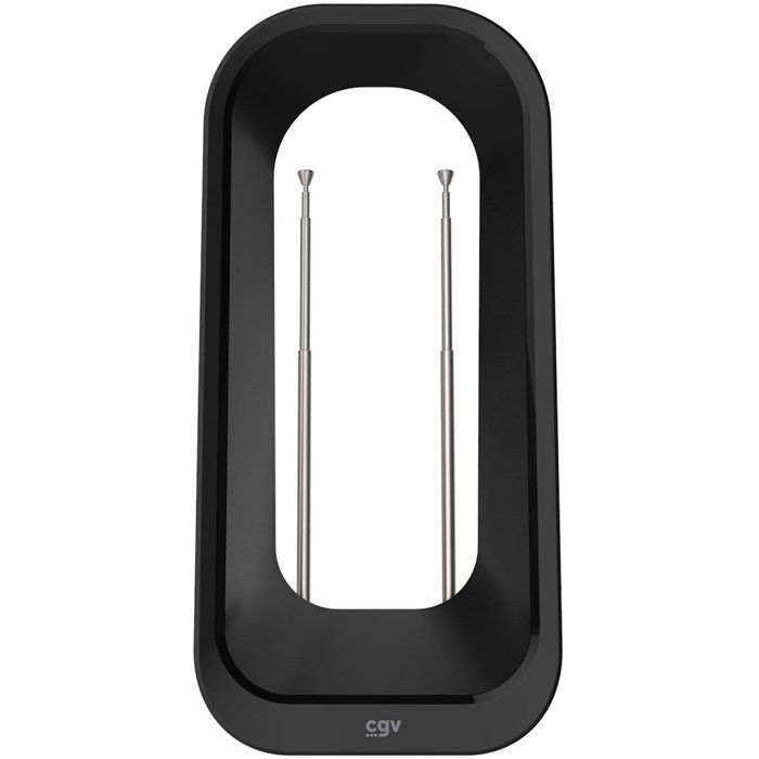 Antenne TV intérieure amplifée - CGV - AN-Rise - Réception VHF/UHF - Alimentation secteur - Compatible TNT