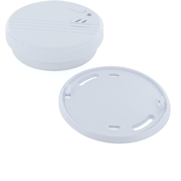 Lot de 2 détecteurs de fumée - CHACON - Optiquec pile alkaline - 9V - 85 dB - Indicateur de pile - Autonomie 5 ans