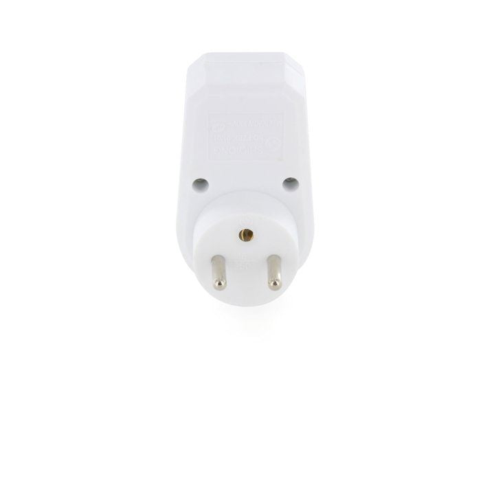Lot de 2 prises murales - CHACON - 1X16A - Avec interrupteur - 3500 W max - Intérieur
