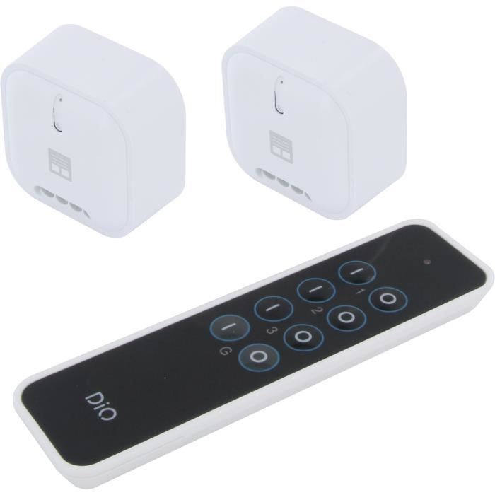 Kit 2 modules pour volet et tÈlÈcommande - DIO CONNECTED HOME - 54852 - DiO 1.0