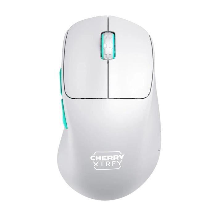 Souris de gaming ultra-légere 2,4 GHz - CHERRY XTRFY M64 WIRELESS - Blanc