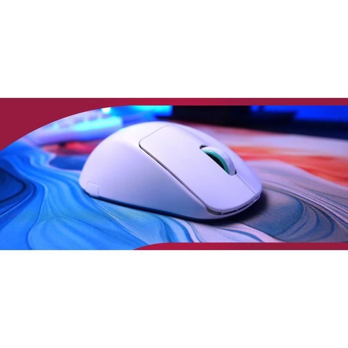 Souris de gaming ultra-légere 2,4 GHz - CHERRY XTRFY M64 WIRELESS - Blanc