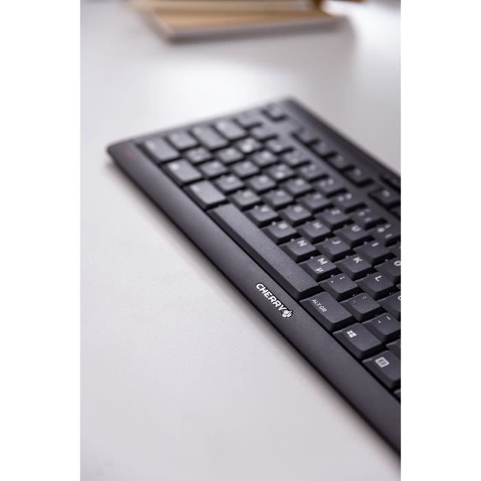 Clavier sans fil 2,4 GHz - CHERRY STREAM KEYBOARD WIRELESS - Noir