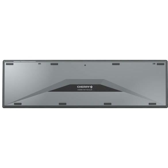 Clavier sans fil 2,4 GHz, Bluetooth - CHERRY KW 9100 SLIM - Rechargeable - Noir