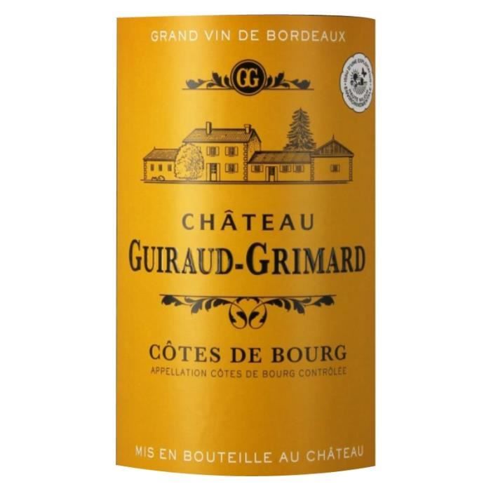 Château Guiraud Grimard 2022 Côtes de Bourg - Vin rouge de Bordeaux