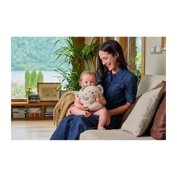 Peluche interactive - CHICCO - Bonhomme interactif - Vibration douce - Musique classique