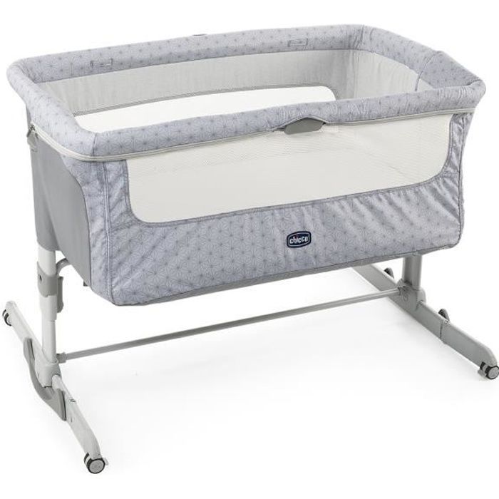 Berceau cododo Next2Me Dream Silver - CHICCO - A partir de 0 mois - Hauteur rÈglable - Matelas inclus