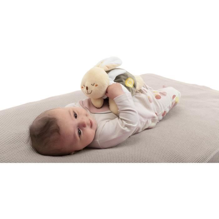 Peluche chauffante Lapin - CHICCO - Beige - Des la naissance