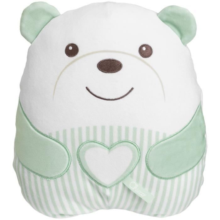 Peluche tendre Ourson - CHICCO - Vert - Des la naissance