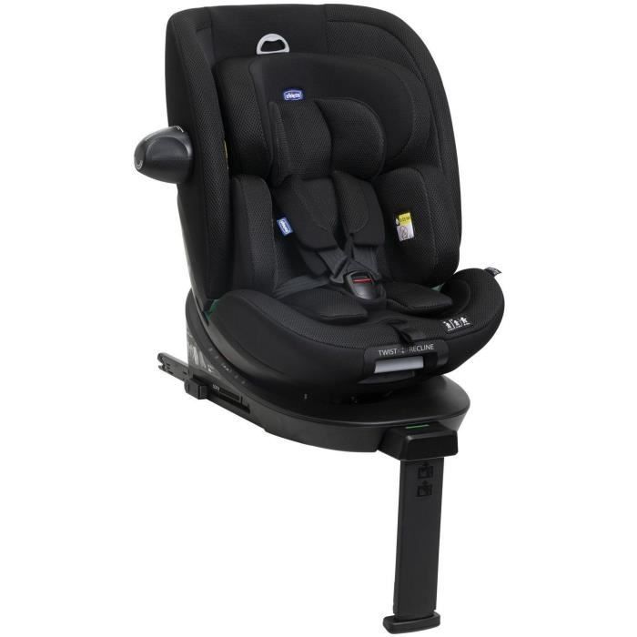 Siege-auto - CHICCO - EVERONE - Groupe 0/1/2/3 - I-Size - Pivotant - Inclinable - Réducteur - Noir