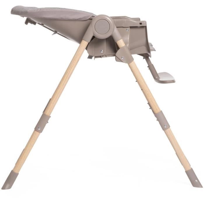 Chaise Haute - CHICCO - Polly Essential - 0/3 ans - Gris Ash