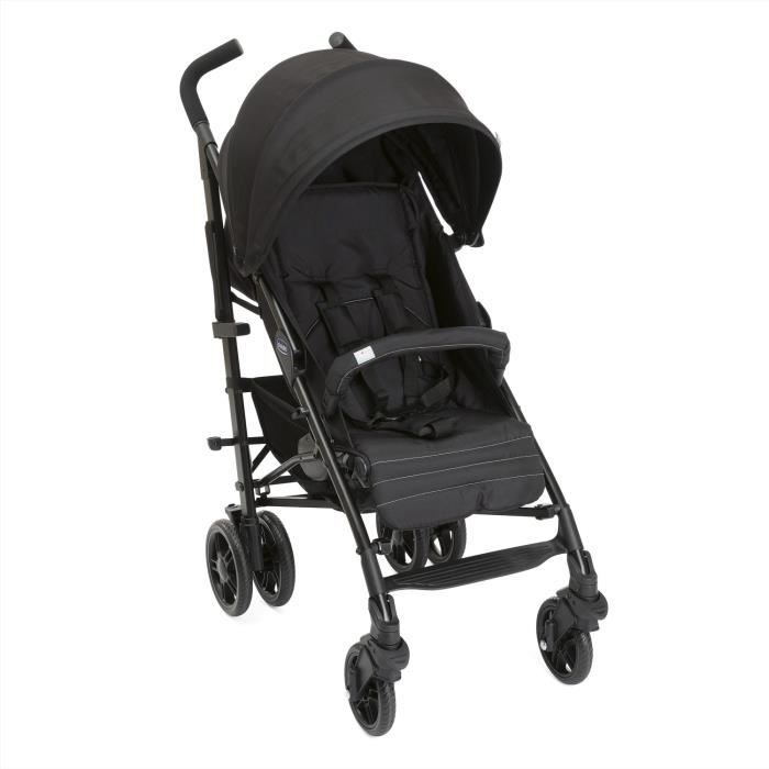 Poussette Liteway 4 Jet Black - CHICCO - Poussette citadine - Mixte - Jusqu'a 22 kg - BÈbÈ