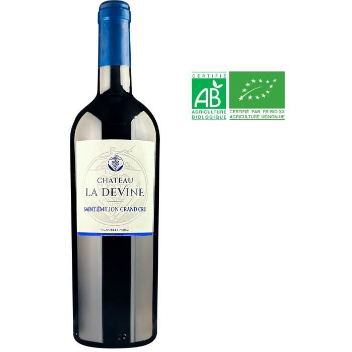 Château La Devine 2021 Saint-Emilion Grand Cru - Vin rouge de Bordeaux - Bio
