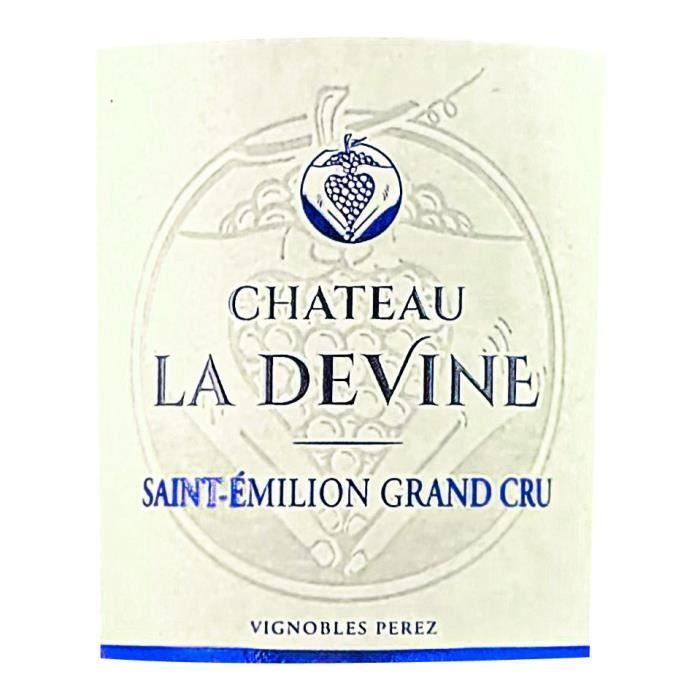 Château La Devine 2021 Saint-Emilion Grand Cru - Vin rouge de Bordeaux - Bio