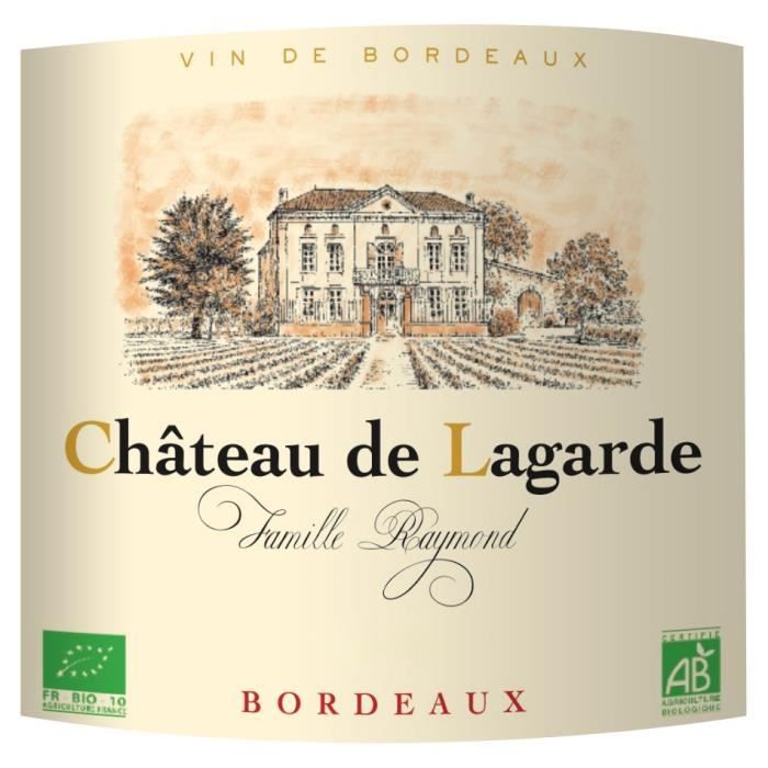 Château de Lagarde 2022 Bordeaux - Vin rouge de Bordeaux - Bio