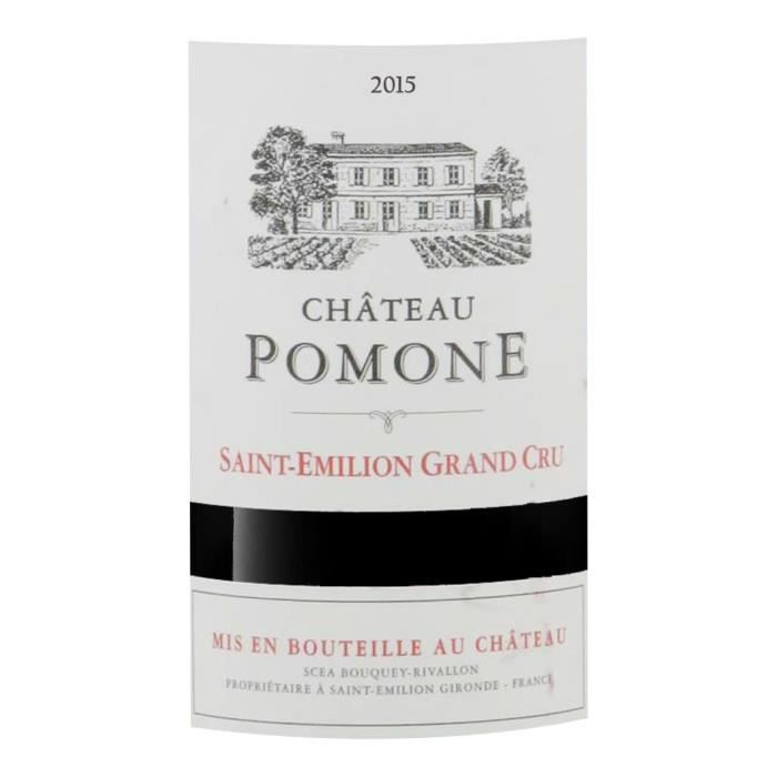Château Pomone 2015 Saint-Emilion Grand Cru - Vin rouge de Bordeaux