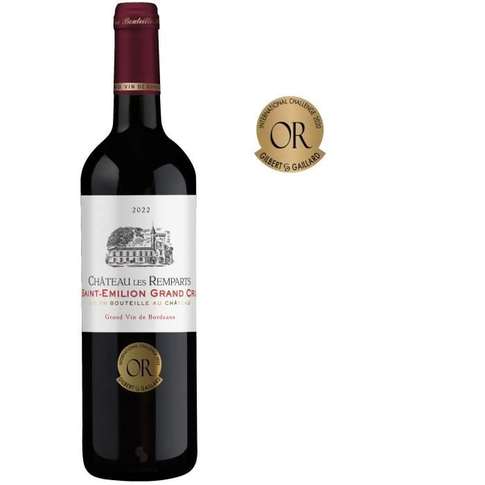 Château Les Remparts 2022 Saint-Emilion Grand Cru - Vin rouge de Bordeaux