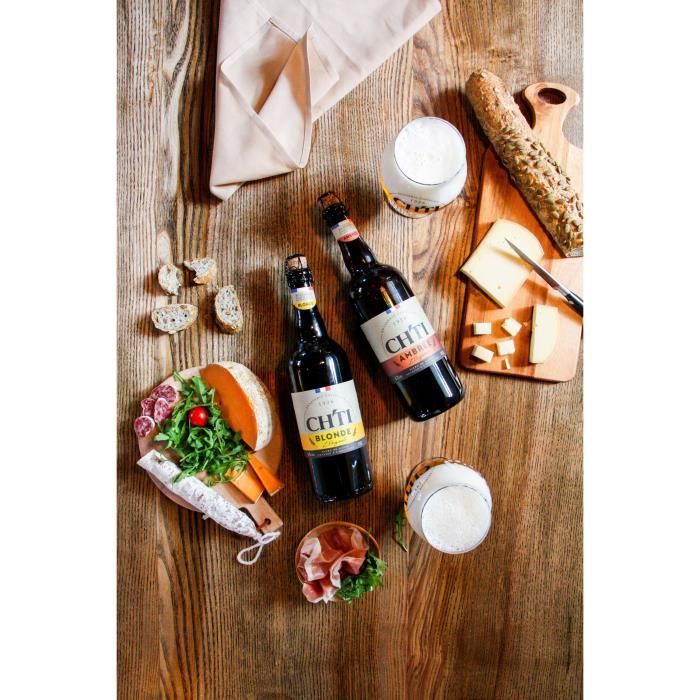 Biere ambrée originale - Chti - 6.20% Vol. - 75cl