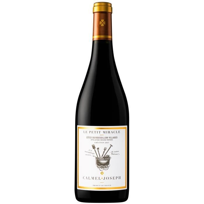 Calmel & Joseph Les Terroirs Le Petit Miracle 2021 Côtes du Roussillon Villages - Vin rouge de Languedoc