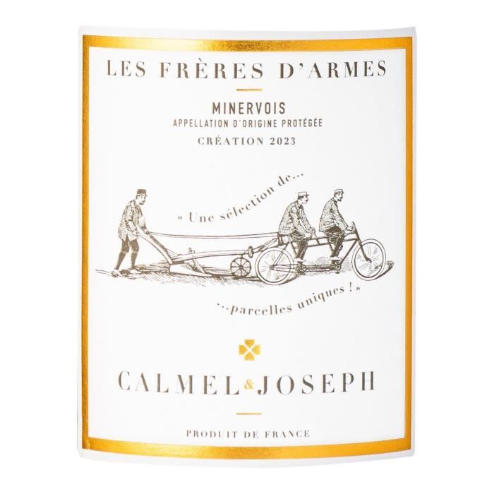 Calmel & Joseph Les Terroirs Les Freres d'Armes 2023 Minervois - Vin rouge de Languedoc