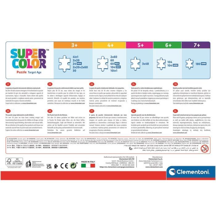 Puzzle - CLEMENTONI - MARVEL SPIDEY AND HIS AMAZING FRIENDS - 24 pieces - 3 ans - Couleurs vives