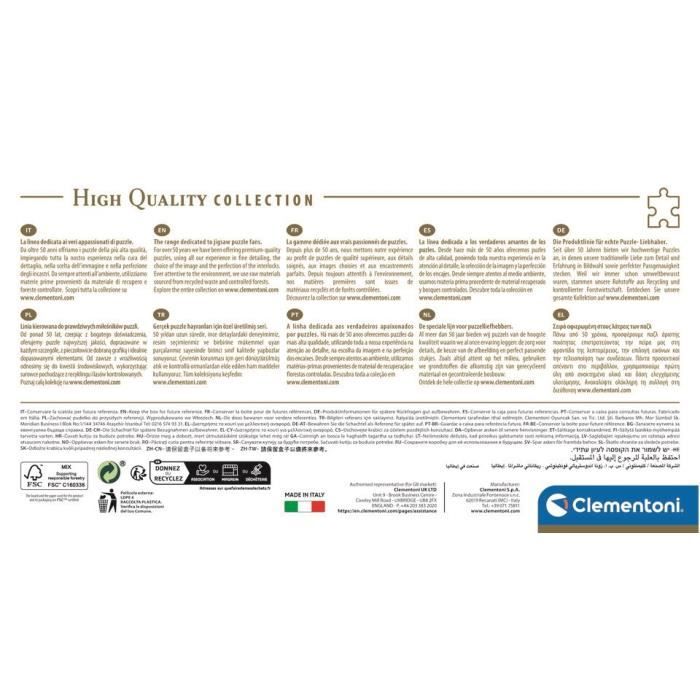 Puzzle Panorama 1000 pieces - CLEMENTONI - MARVEL - Poster inclus - Multicolore - Pour adultes