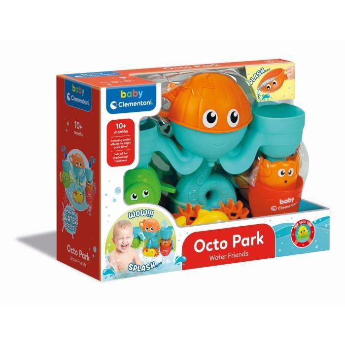 Jouet bain bÈbÈ - Clementoni - Mon centre d'activitÈs aquatiques - Pieuvre et animaux activÈs par l'eau