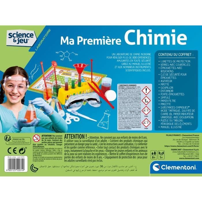 Ma premiere chimie - Clementoni - Science & Jeu - Jeux Scientifiques