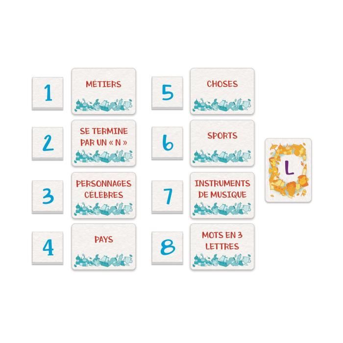 CLEMENTONI - Le petit bac, jeu de société