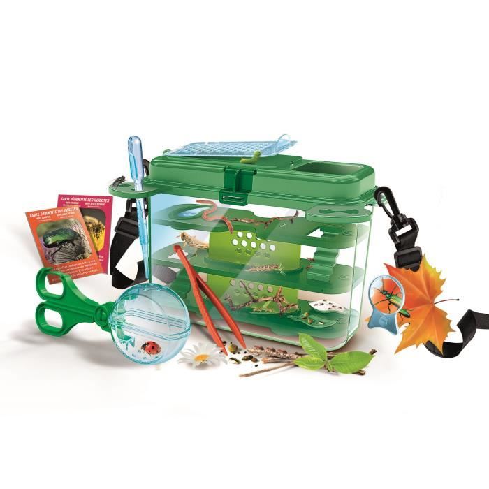 CLEMENTONI - La maison des insectes - Accessoires d'observation - Transportable - Des 7 ans
