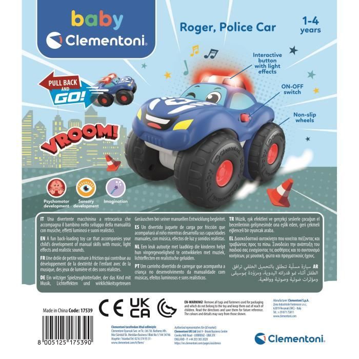 CLEMENTONI - Ma voiture de police interactive