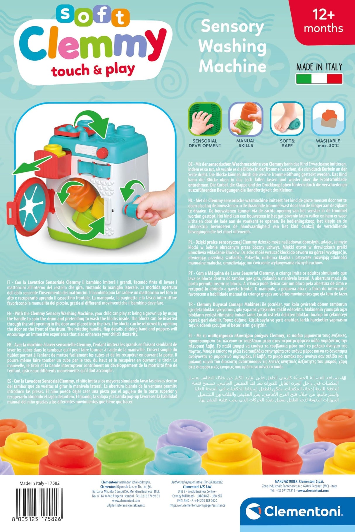 CLEMENTONI - Machine a laver Clemmy