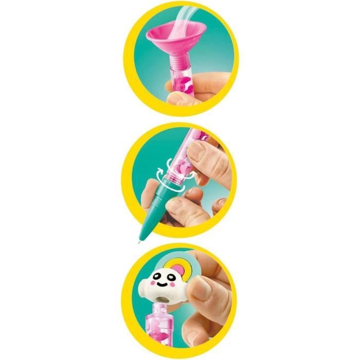 Clementoni - Créer tes stylos - Mini atelier des Stylos - Theme Fantaisie - 3 a créer - Des 6ans