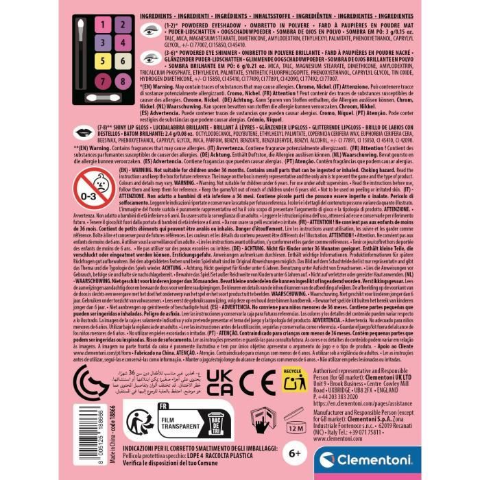 CLEMENTONI - Palette de maquillage - Printemps