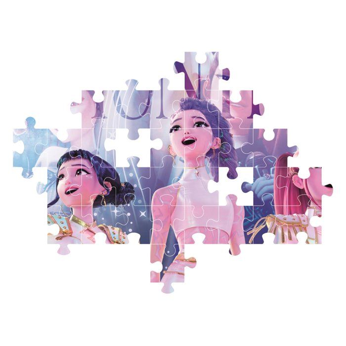 Clementoni - K-Pop Demon Hunters - Puzzles 104 Pieces - Puzzle enfant - Des 6 ans - Rumi, Mira et Zoey - Netflix