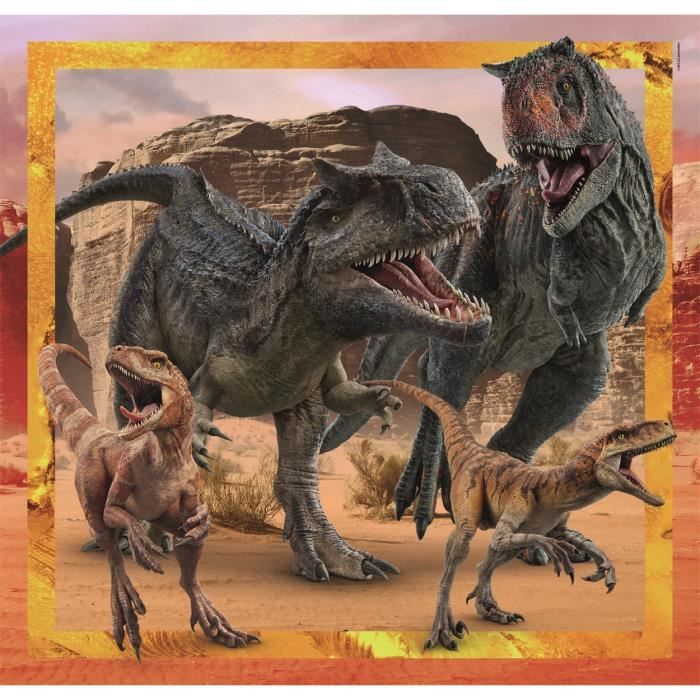 CLEMENTONI puzzle 3x48 pieces - Jurassic World