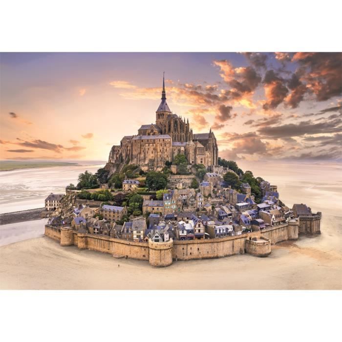 CLEMENTONI - Compact 1500 pieces - Le Mont Saint-Michel