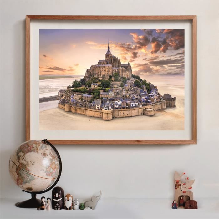 CLEMENTONI - Compact 1500 pieces - Le Mont Saint-Michel