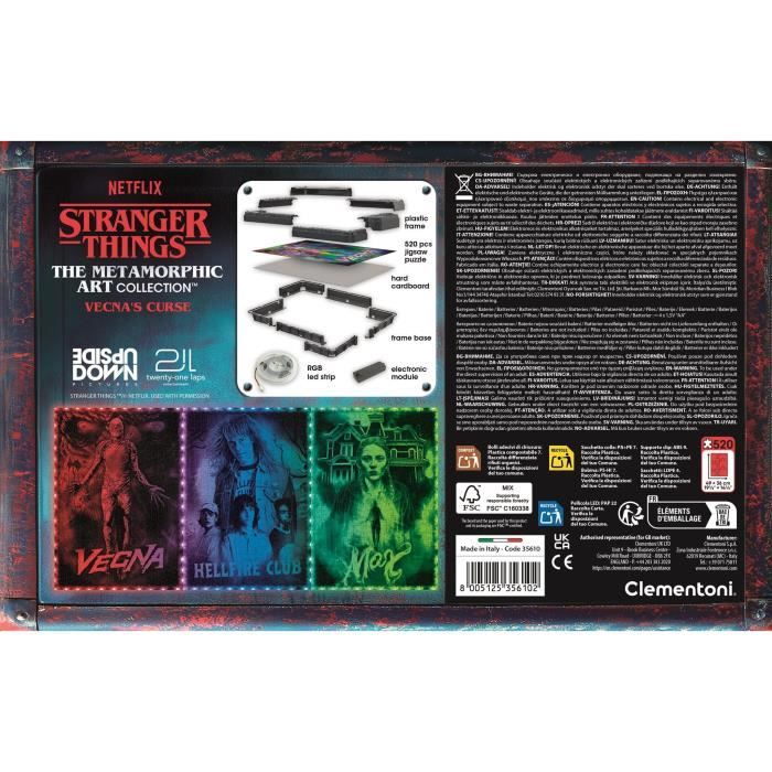 CLEMENTONI - The Morphing Collection - Stranger Things - Cadre lumineux V2