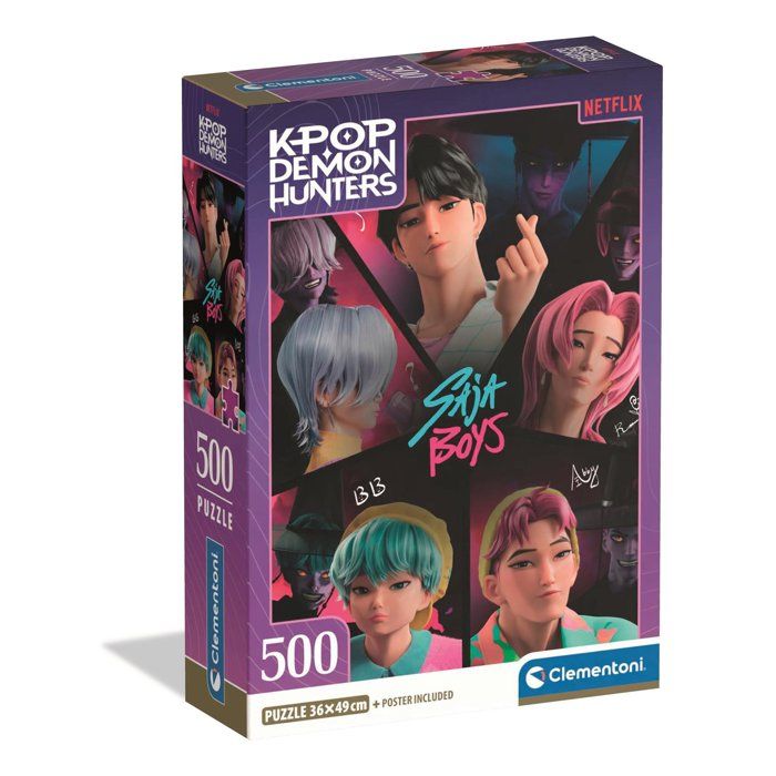 Clementoni - K-Pop Demon Hunters - Puzzle 500 Pieces