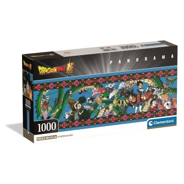CLEMENTONI - Compact 1000 pieces Panorama - Dragon Ball Super