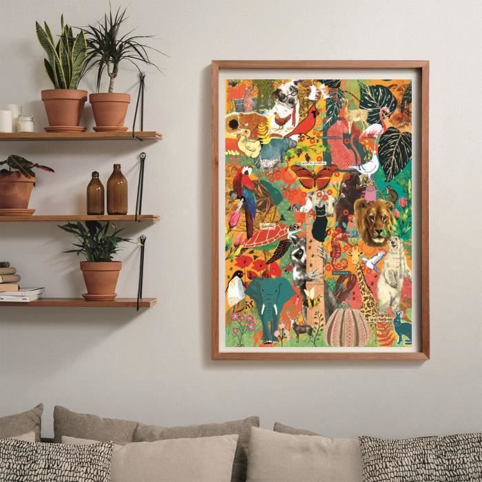 CLEMENTONI - Compact 1000 pieces - More is more - Animals & Botanics